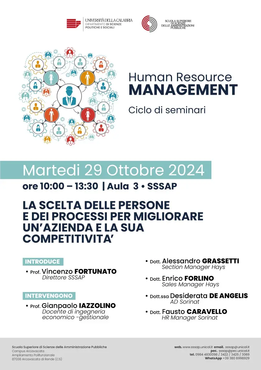 Seminario HRM 29 ottobre 2024